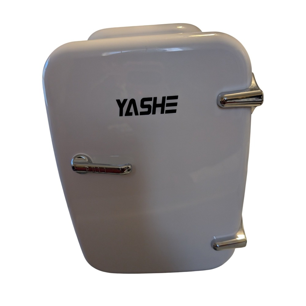 YASHE Skincare/ mini  Fridge White Mini Portable Cooler Warmer MFA-5L-B AC DC 5L